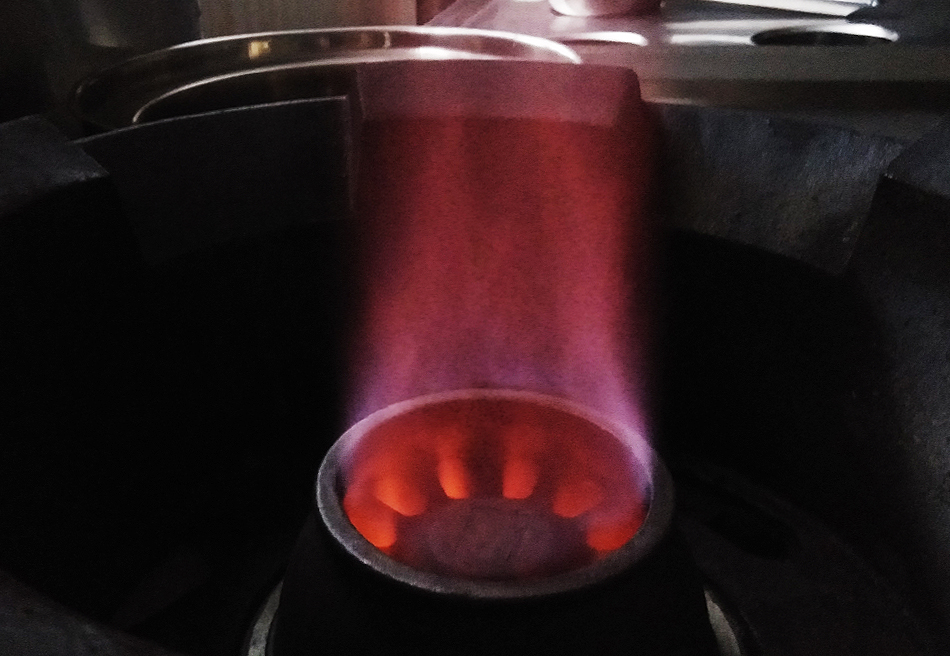 厨房用植物油燃料燃烧使用效果